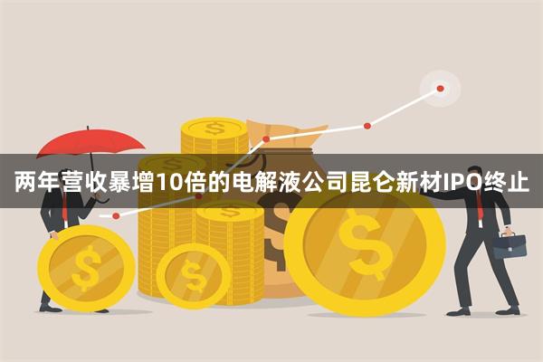 两年营收暴增10倍的电解液公司昆仑新材IPO终止