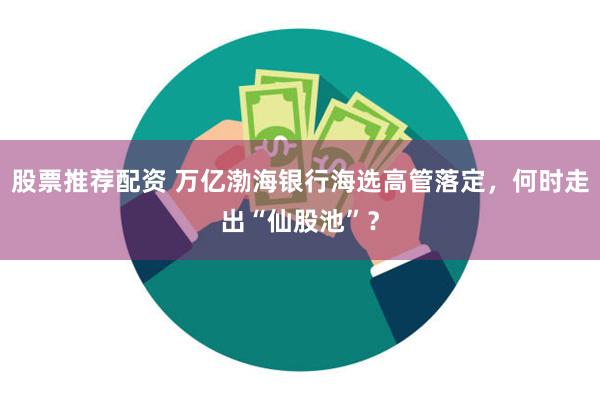 股票推荐配资 万亿渤海银行海选高管落定，何时走出“仙股池”？